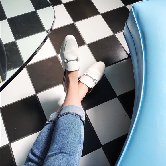 White loafer mules - Picture 3 of 4